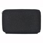black glitter all-in-one wallet, NGIL wallet, cheer wallet, dance wallet, gymnastics wallet, sports wallet, competition travel wallet, glitter wristlet wallet, crossbody wallet purse, wallet with phone pocket, wallet with card slots, glitter travel organizer, canvas glitter wallet, team mom wallet, coach accessory wallet, all-in-one glitter purse, zippered wallet bag, small glitter crossbody, sparkle wallet for girls, competition day wallet, dance mom wallet, cheer coach wallet