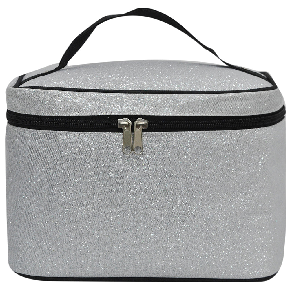 glitter cosmetic case, NGIL makeup bag, large train case, cheer makeup organizer, dance cosmetic bag, gymnastics toiletry case, beauty pageant makeup case, competition makeup organizer, travel cosmetic train case, glitter top handle case, monogram makeup bag, brush holder case, mirror cosmetic pouch, canvas glitter case, sparkle makeup organizer, cheerleader toiletry bag, dancer makeup case, team mom beauty bag, glitter travel case, glam cosmetic tote, large glitter makeup box