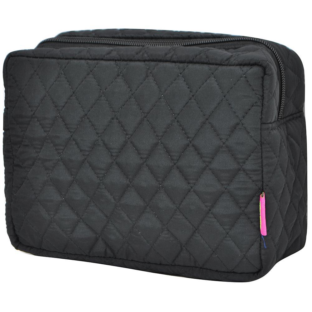 women’s travel makeup bag, women’s cosmetic travel case, makeup pouch with compartments, cosmetic pouch set, cosmetic gift boxes wholesale, makeup gift idea, makeup organizer ideas, cosmetic organizer counter top, best makeup bag personalized, travel make up pouch, black quilted toiletry bag, quilted black makeup case. 