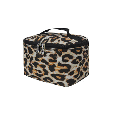 Neutral colored men?€?s utility bag, gray cosmetic case for compact makeup, 80 ?€?s inspired cosmetic case wholesale for makeup brush storage, cute wild leopard themed cosmetic case bulk, mini neutral cosmetic case for carry-on bag