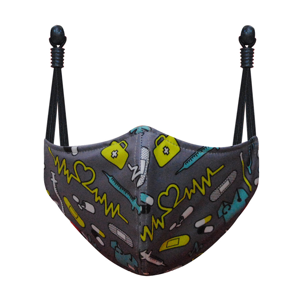 cheap and in bulk face mask with adjustable ear loops, in bulk face mask with black inside lining, cute women’s gray nurse print mask for going out, women’s face mask, men’s face mask, masks for work, face mask for outside, face mask with comfort, wearing a face mask with style, face mask with adjustable straps, face mask for school, comfort face mask, face mask for hospital visit