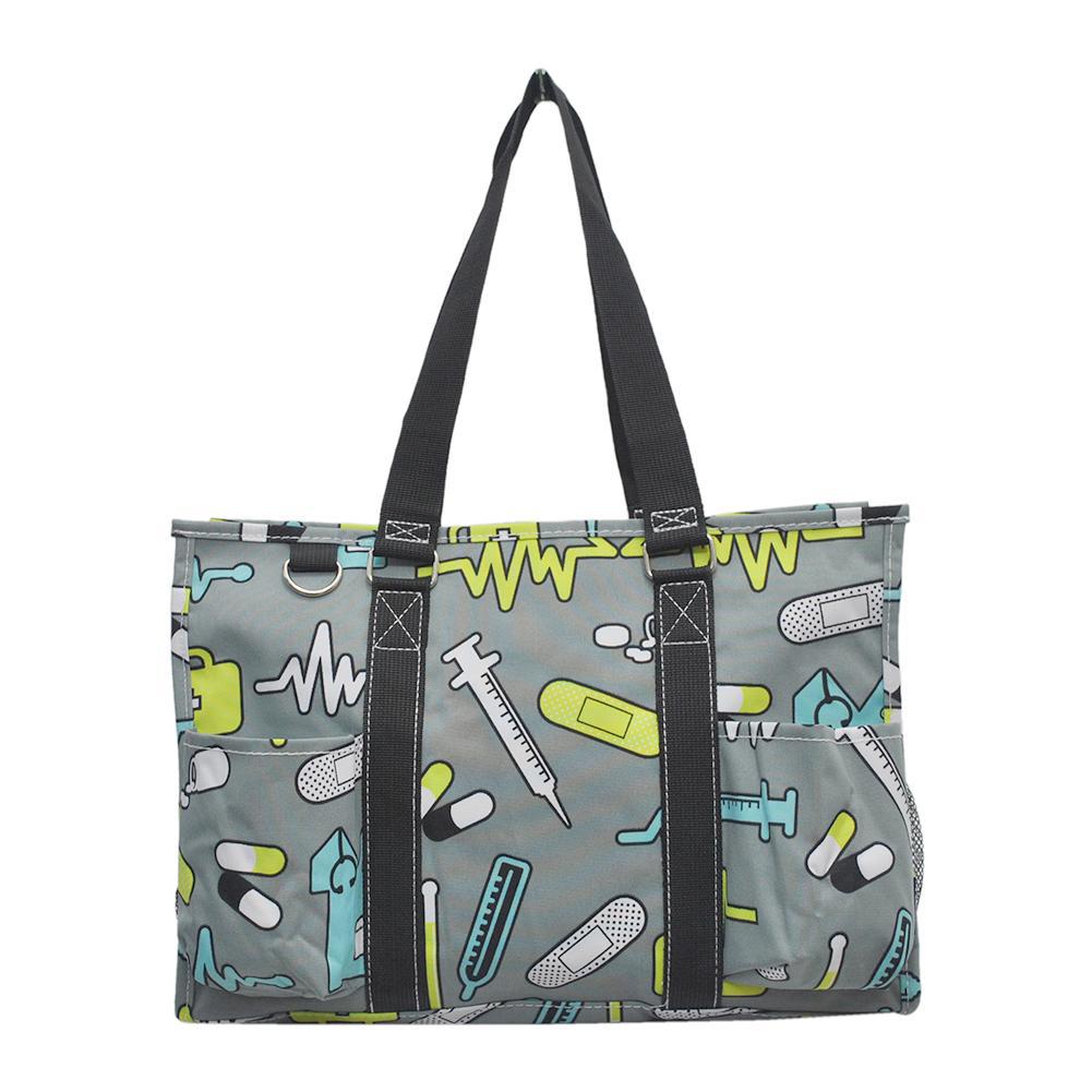 nurse organizer tote, NGIL nurse bag, zippered nurse caddy, nurse work tote, large tote for nurses, RN utility bag, nurse supply organizer, canvas nurse tote, nursing student tote bag, nurse appreciation gift, nurse shift bag, healthcare caddy tote, nurse gear bag, cute nurse tote, monogram nurse tote bag, nurse work essentials tote, durable nurse tote, nurse classroom bag, nurse pocket organizer tote, nurse daily bag, nurse gift idea, hospital work tote, nurse carryall bag