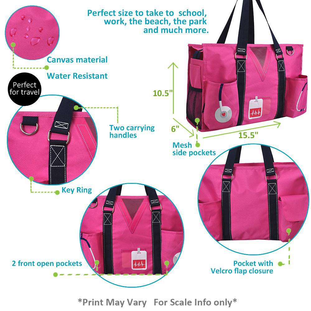 nurse organizer tote, NGIL nurse bag, zippered nurse caddy, nurse work tote, large tote for nurses, RN utility bag, nurse supply organizer, canvas nurse tote, nursing student tote bag, nurse appreciation gift, nurse shift bag, healthcare caddy tote, nurse gear bag, cute nurse tote, monogram nurse tote bag, nurse work essentials tote, durable nurse tote, nurse classroom bag, nurse pocket organizer tote, nurse daily bag, nurse gift idea, hospital work tote, nurse carryall bag