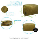 glitter cosmetic pouch, NGIL makeup bag, cheer makeup pouch, dance toiletry bag, gymnastics travel bag, beauty pageant pouch, competition cosmetic case, travel makeup organizer, glitter toiletry bag, small travel pouch, zip top cosmetic case, glitter carry-on bag, dancer makeup case, cheerleader pouch, gymnast toiletry bag, compact glitter bag, makeup bag for travel, glitter gift pouch, sparkle cosmetic bag, overnight toiletry pouch, portable beauty bag, glitter storage pouch