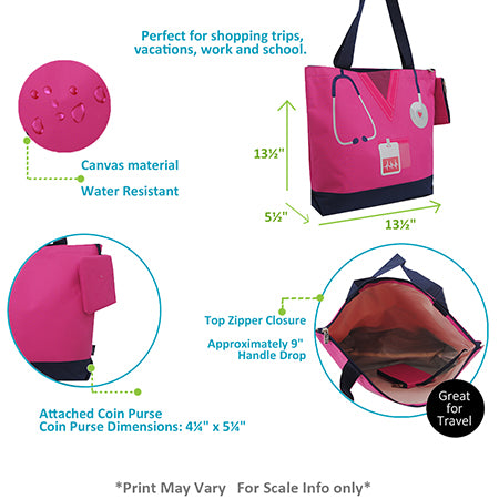 nurse tote bag, NGIL nurse tote, canvas nurse tote, nursing student tote, nurse work bag, nurse zip tote, nurse appreciation gift, nurse bag with coin purse, nurse print tote, everyday nurse bag, tote bag for nurses, cute nurse tote, nurse gear bag, hospital shift bag, nurse essentials tote, monogram nurse tote, RN canvas tote, nurse duty bag, practical nurse gift, nurse graduation tote, nurse organizer tote, nurse canvas bag with zipper, nursing school accessory bag
