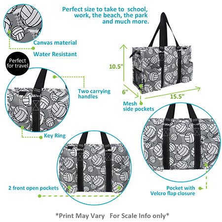 open interior volleyball tote bag, volleyball tote with large compartment, volleyball bag with roomy inside, utility tote with open layout, volleyball organizer tote inside view, volleyball supply bag spacious interior, functional volleyball tote bag inside, open view volleyball gear bag, volleyball print tote with inner space, volleyball carryall open storage, volleyball essentials tote bag inside, easy access volleyball tote interior,