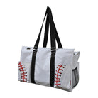 NGIL Brand, Gifts for teacher, monogram travel accessories, monogram tote for women zipper, monogram tote bags in bulk, nurse canvas tote, wholesale totes, tote bags, baseball mom gift, baseball tote women.