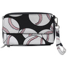 baseball wallet, NGIL all-in-one wallet, baseball mom wallet, baseball coach wallet, canvas baseball wallet, baseball crossbody wallet, wallet with phone pocket, wristlet wallet baseball, baseball fan wallet, zippered baseball wallet, wallet for game day, team mom wallet, travel wallet baseball, monogram baseball wallet, wallet with card slots, adjustable strap wallet, ID window wallet, baseball-themed wallet, sporty wallet for baseball, all-in-one canvas wallet