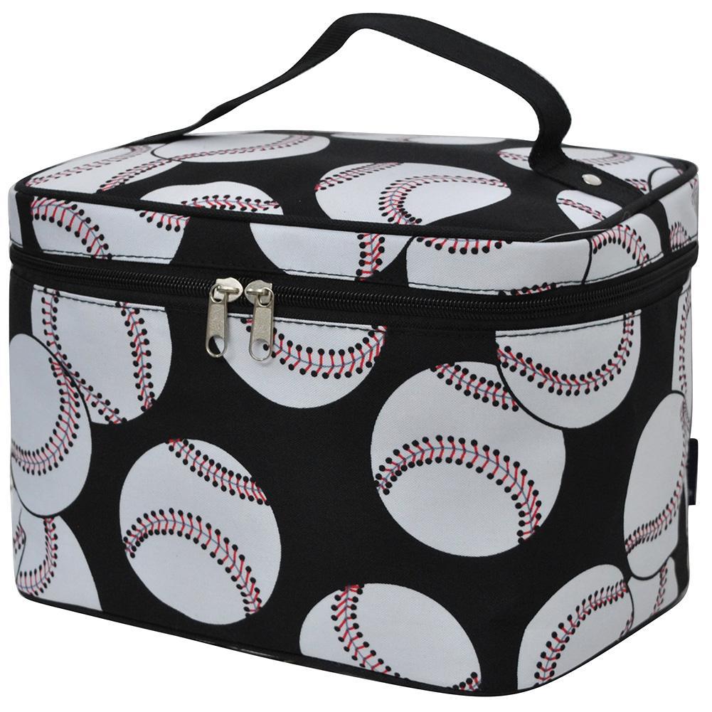 Monogram cosmetic bag, makeup bag for teen girls, makeup bag for sale, makeup bag for lipstick, makeup organizer travel bag, best makeup bags personalized, cosmetic pouch personalized, baseball team mom gift ideas, personalized baseball mom gifts, baseball makeup bag, baseball cosmetic bag