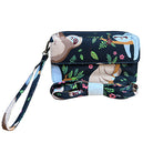 MONEY HOLDER, SLOTH CANVAS WALLET, CANVAS ALL IN ONE WALLET WITH SLOTH DESIGN, CREDIT CARD HOLDER, COMPARTMENT FOR COINS, 