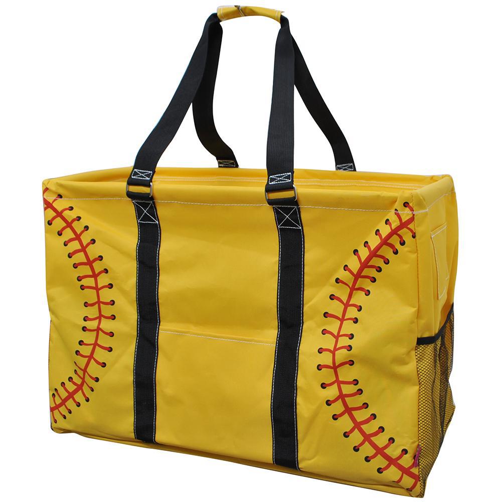 monogram tote bags, monogram tote bags for teachers, softball utility tote, softball mom tote bags, monogram tote bag canvas, monogram tote canvas, monogram tote bags in bulk, monogram gifts for her, monogram gifts for women, personalized tote with zipper, yellow tote bag, 