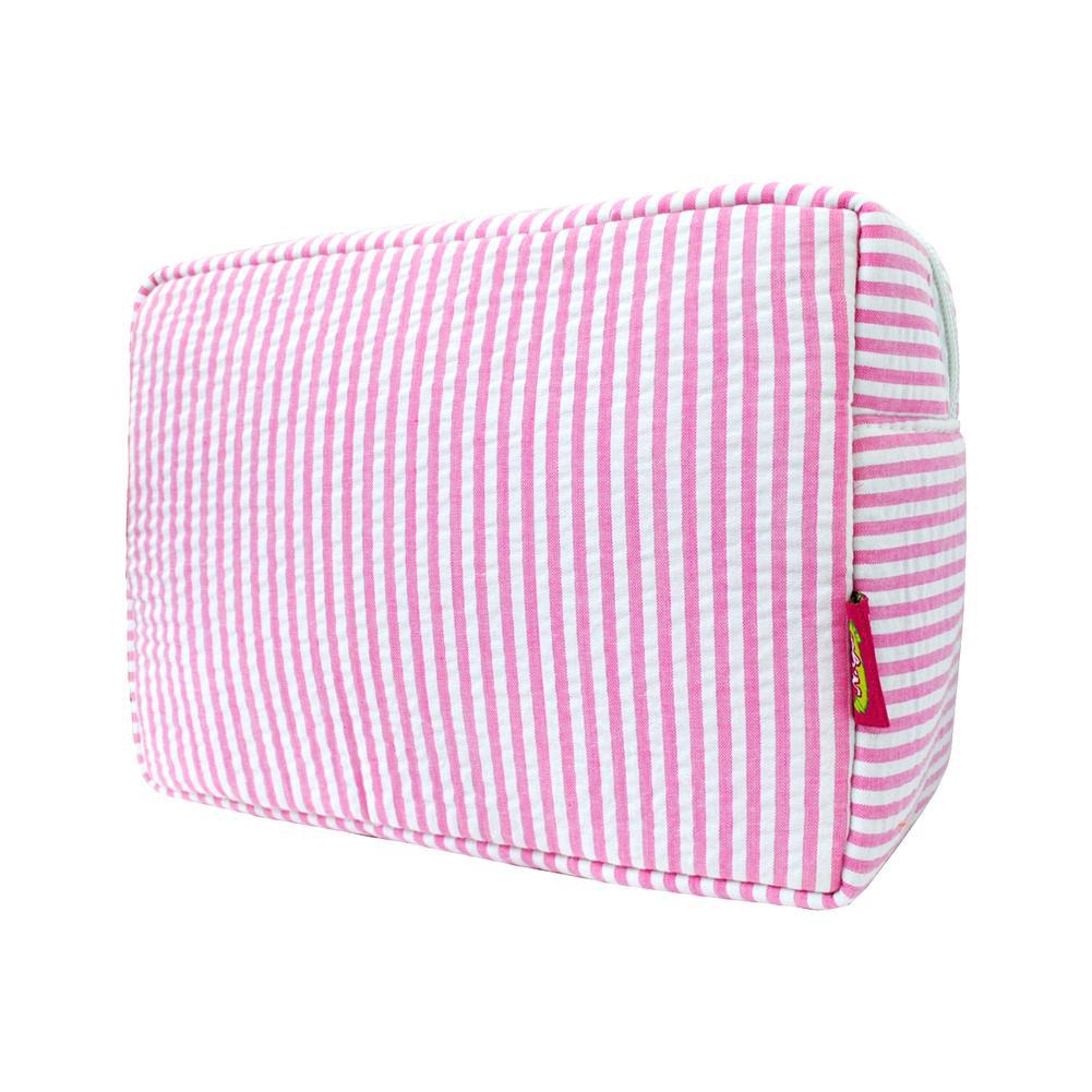 seersucker makeup bag, seersucker makeup case, monogrammed seersucker makeup bag, Cosmetic bags for travel, women’s travel make up bag, makeup pouch for her, makeup bag gift purchase, cosmetic bags in bulk, cosmetic organizer for bathroom, travel pouch bags personalized, 