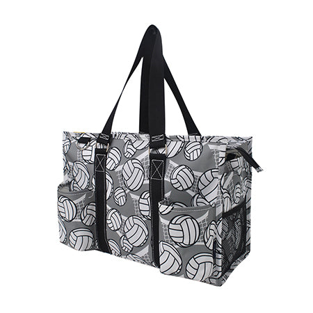 Volleyball Tote Bag, Zippered Caddy Organizer, Sports Gear Tote Bag, Volleyball Equipment Bag, Volleyball Team Organizer, Volleyball Accessories Tote, Zipper Tote Bag, Volleyball Coach Bag, Volleyball Player Tote, Volleyball Game Day Tote, Zippered Organizer Tote, Caddy Tote Bag, Tote Bag with Zipper, Multi-Pocket Organizer Tote, Storage Tote with Zippered Compartments