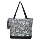 volleyball tote bag with coin purse, volleyball print canvas tote, NGIL volleyball bag, volleyball mom tote, volleyball team gift idea, coach volleyball tote, black volleyball tote bag, cute volleyball handbag, volleyball tournament tote, large volleyball shoulder bag, canvas sport tote volleyball, volleyball purse bag, matching volleyball tote set, spacious volleyball tote, volleyball fan bag, game day volleyball tote, carryall volleyball tote, volleyball print gift bag