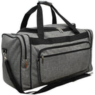 VACATION DUFFLE, Grey Team Bag, monogram gym dance bag, personalized duffel bags men, GYM DUFFLE BAGS CUSTOMIZED, road trip gift bag, weekender bag women travel, travel bag for women, grey crosshatch duffle bags. 