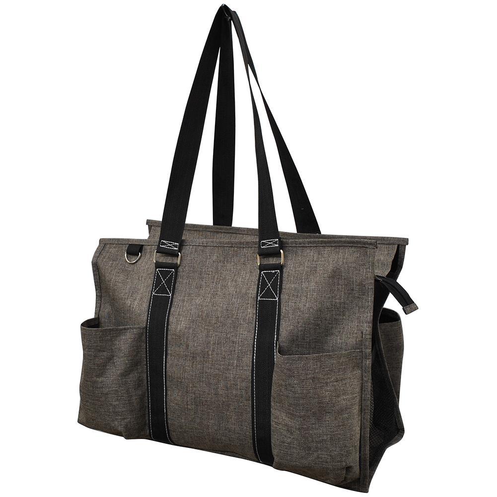 Charcoal Crosshatch - Deluxe Utility Tote - Thirty-One Gifts